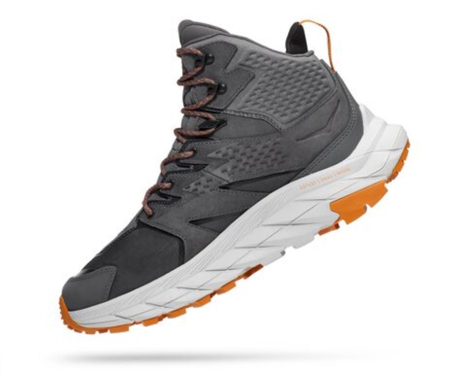 Hoka Anacapa Mid GTX Castlerock Hafennebel