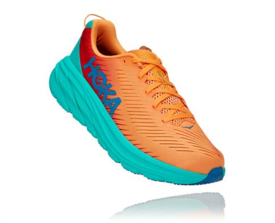 Hoka Rincon 3 Feuerorange Fiesta