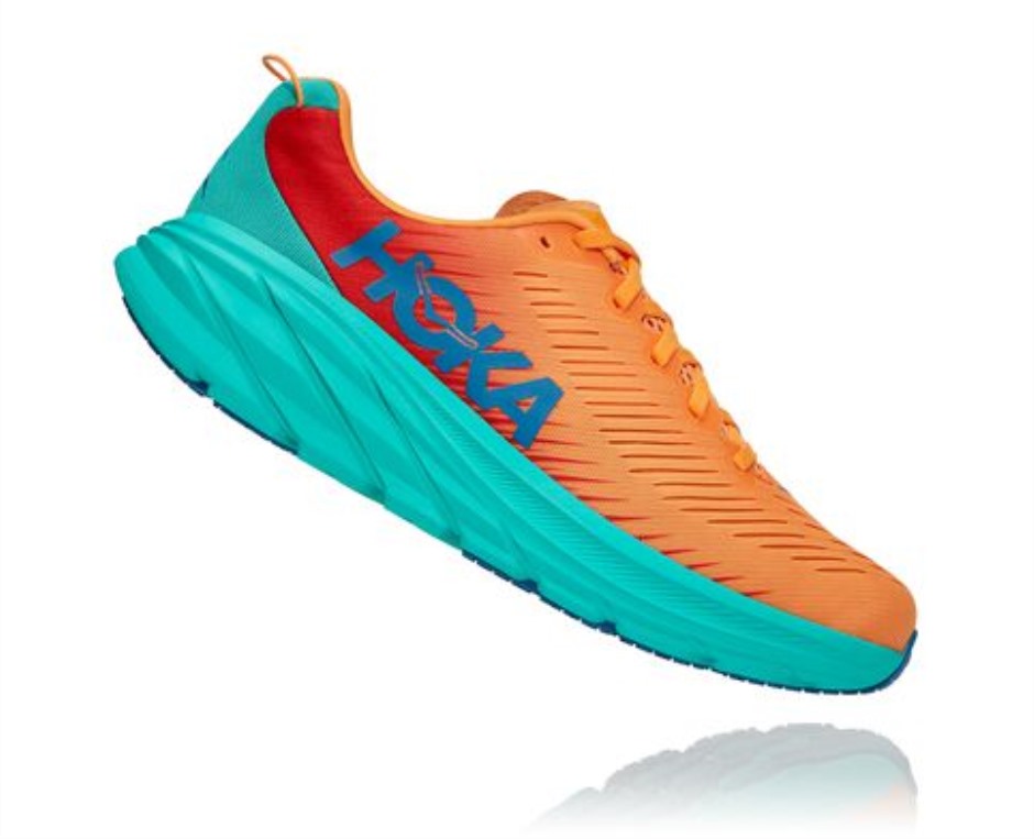 Hoka Rincon 3 Feuerorange Fiesta