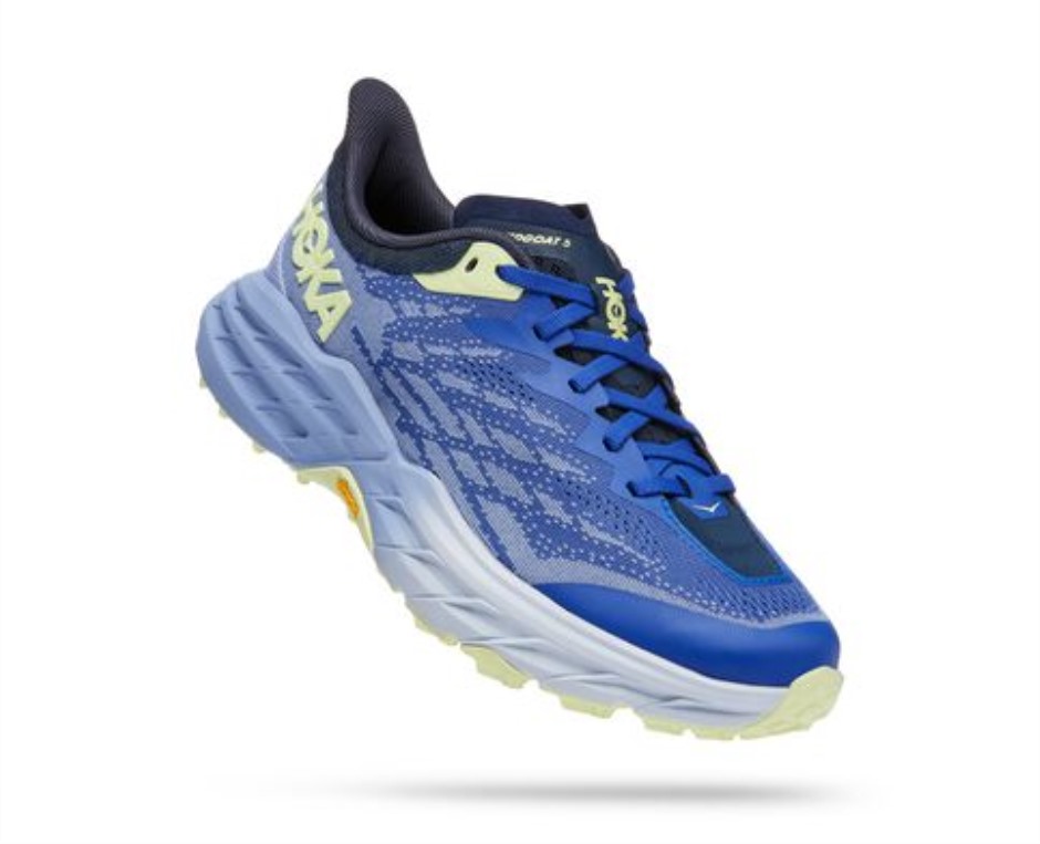 Hoka Speedgoat 5 Lila Eindruck Bläuung