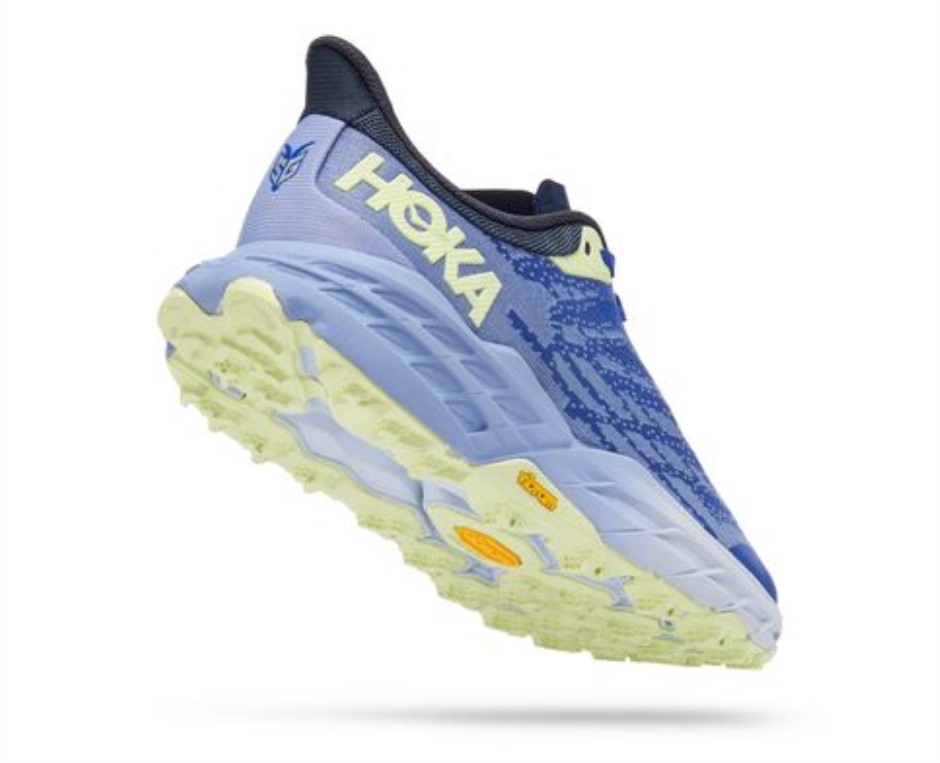 Hoka Speedgoat 5 Lila Eindruck Bläuung