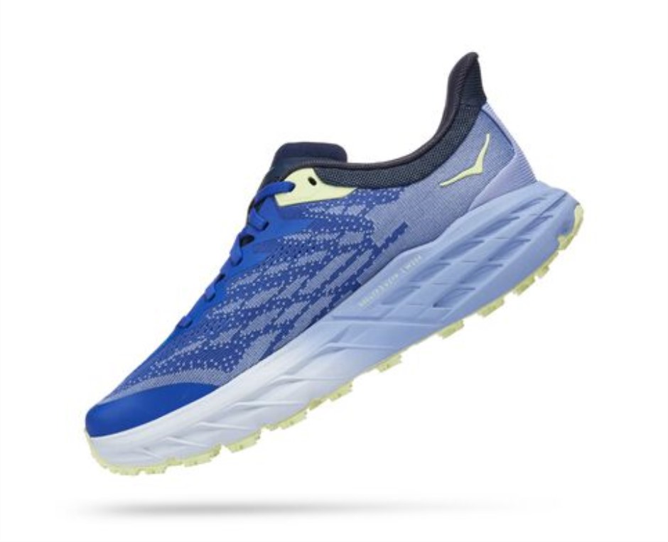Hoka Speedgoat 5 Lila Eindruck Bläuung