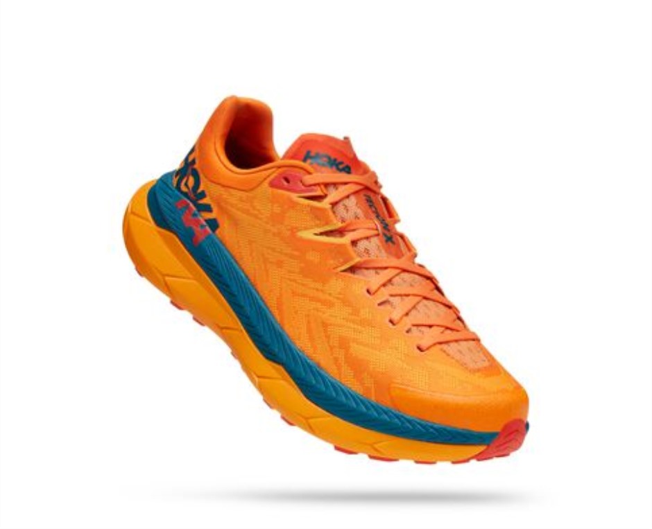 Hoka Tecton X Persimmon Orange Leuchtendes Gelb
