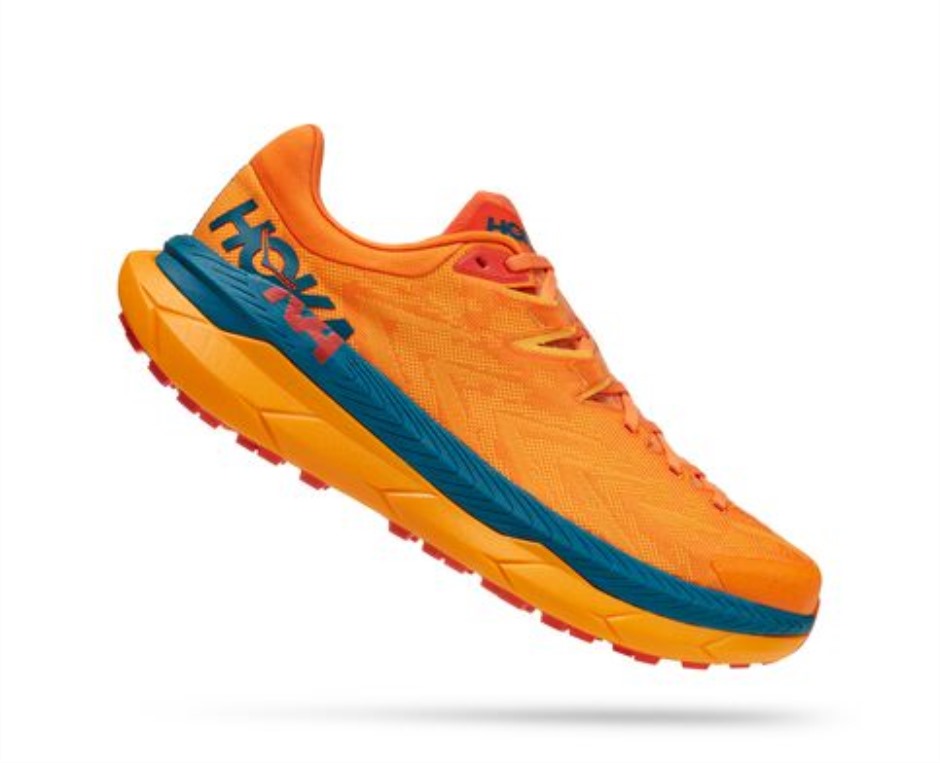Hoka Tecton X Persimmon Orange Leuchtendes Gelb