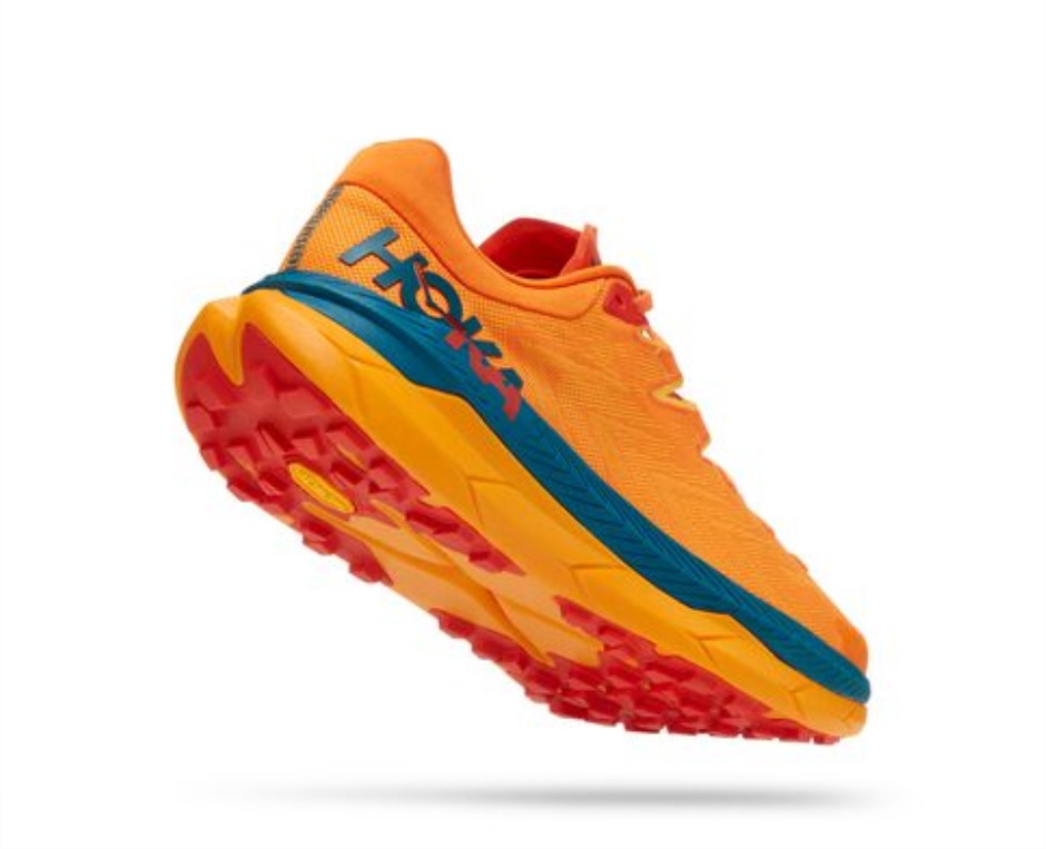 Hoka Tecton X Persimmon Orange Leuchtendes Gelb