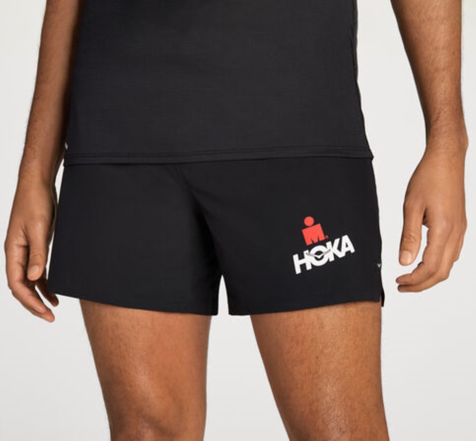 Glide 5\'\'short Hoka Schwarz Weiß Ironman Rot