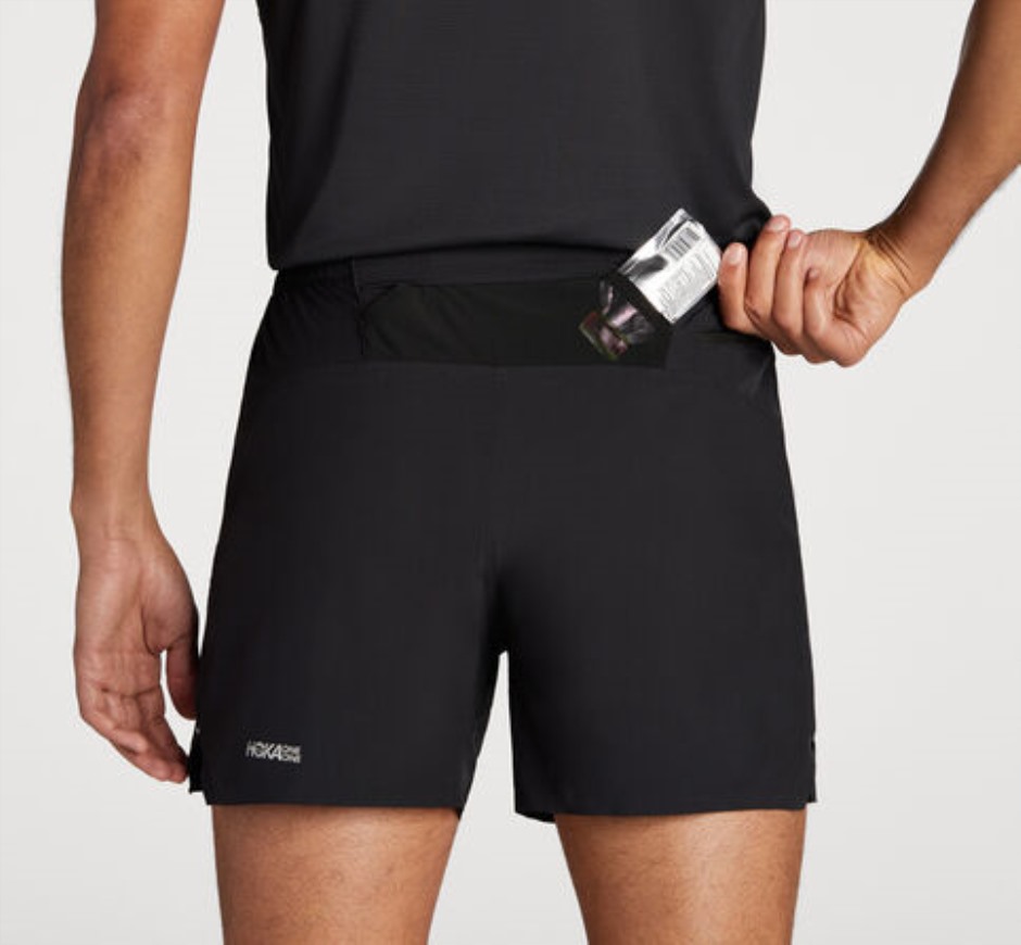 Glide 5\'\'short Hoka Schwarz Weiß Ironman Rot