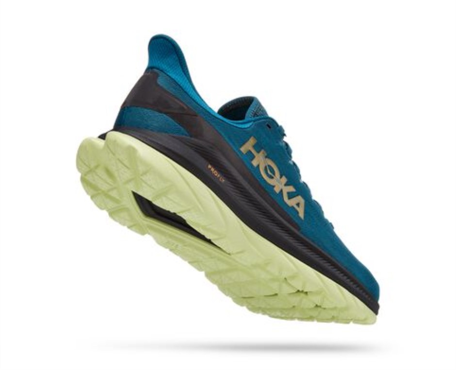 Hoka Mach 4 Blau Korallenschwarz