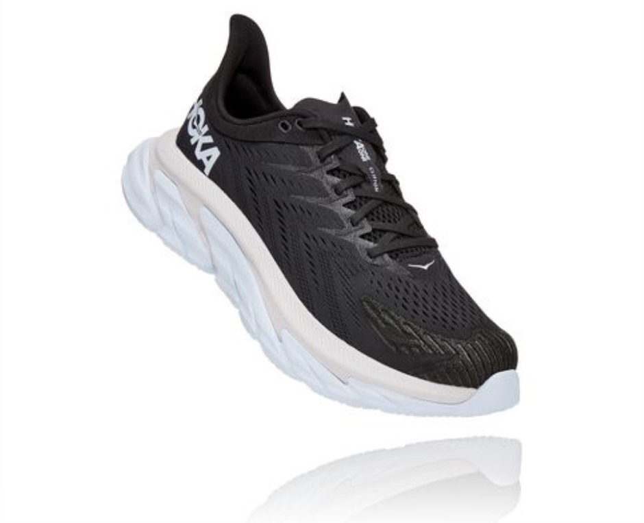 Hoka Clifton Edge Schwarz Weiß