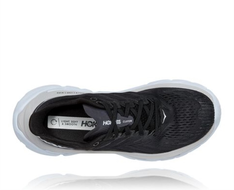 Hoka Clifton Edge Schwarz Weiß