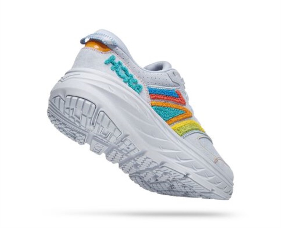 Hoka Bondi L Stickerei Arctic Ice Atlantis