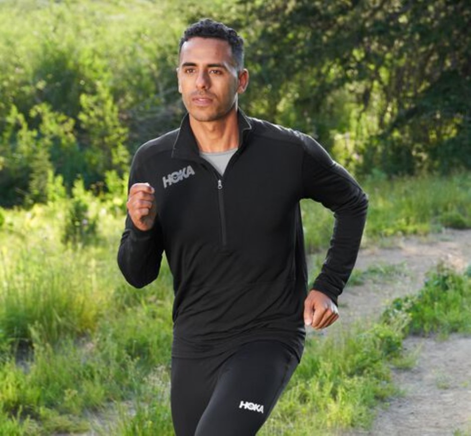 Hoka 1 2 Zip Midlayer Schwarz