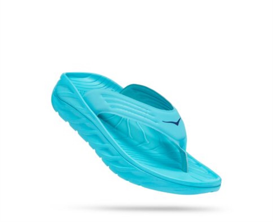 Ora Recovery Flip Hoka Scuba Blau Bellwether Blau