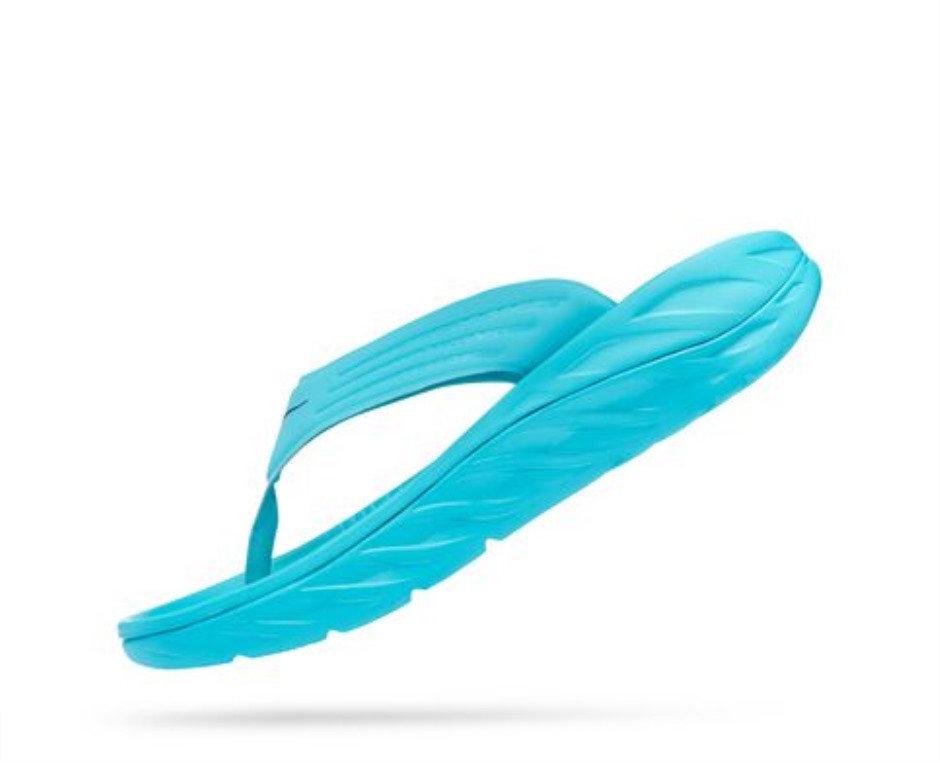 Ora Recovery Flip Hoka Scuba Blau Bellwether Blau