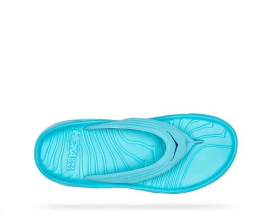 Ora Recovery Flip Hoka Scuba Blau Bellwether Blau
