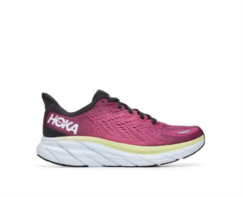 Clifton 8 Hoka Blue Graphit Ibis Rose