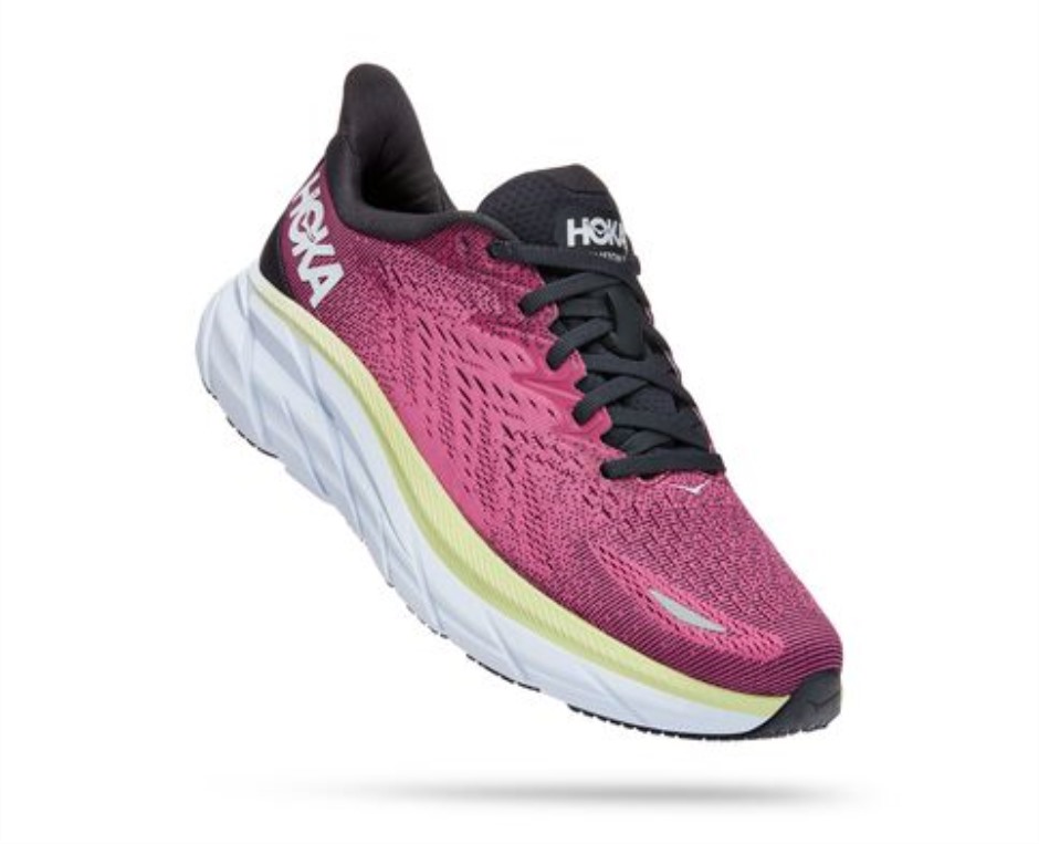 Clifton 8 Hoka Blue Graphit Ibis Rose