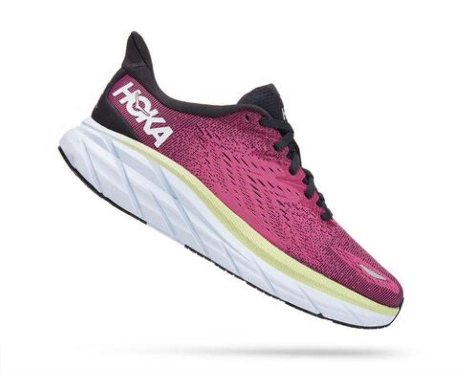 Clifton 8 Hoka Blue Graphit Ibis Rose