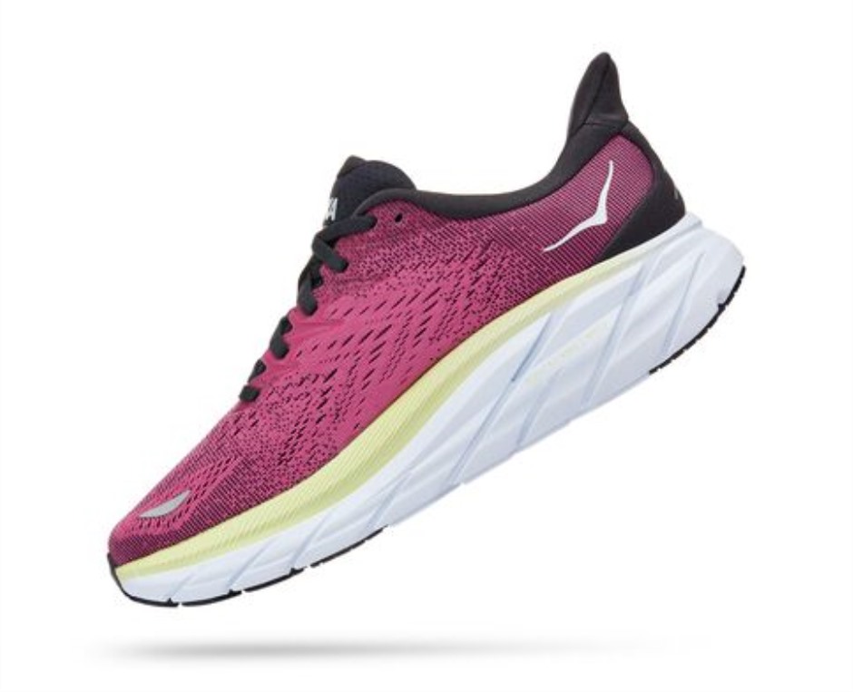 Clifton 8 Hoka Blue Graphit Ibis Rose