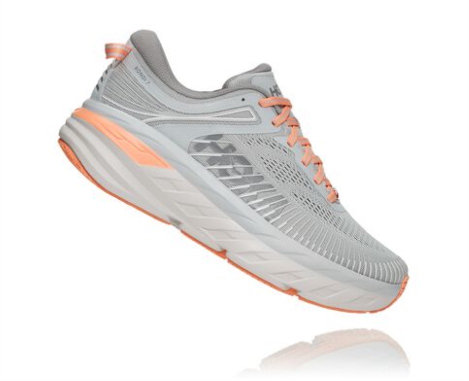 Bondi 7 Hoka Harbour Mist Haifischhaut