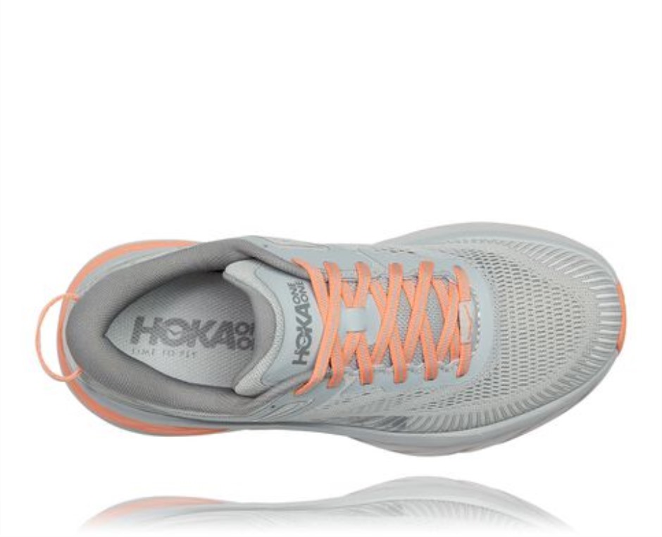 Bondi 7 Hoka Harbour Mist Haifischhaut