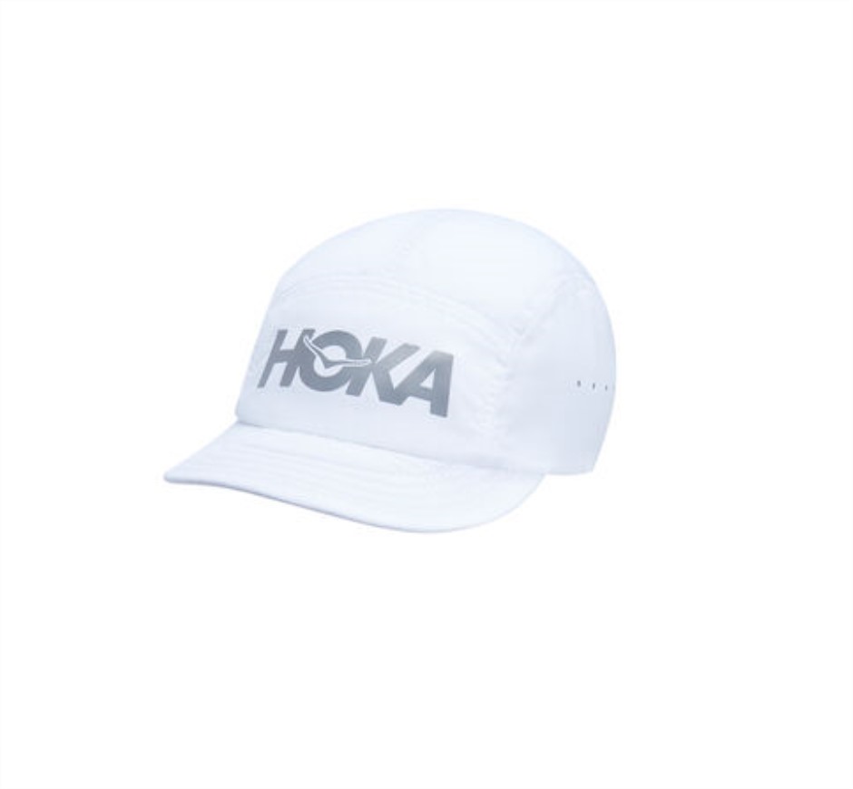 Packbarer Wanderhut Hoka White Castlerock