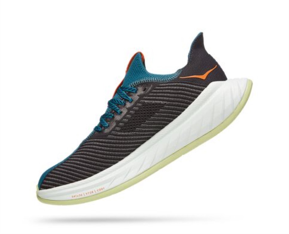 Hoka Carbon X 3 Blau Korallenschwarz