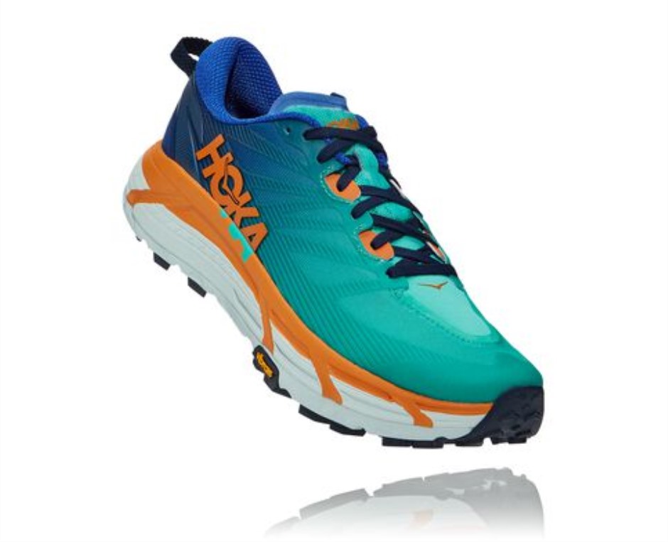 Hoka Mafate Speed ​​3 Blendende Blaue Wüstensonne