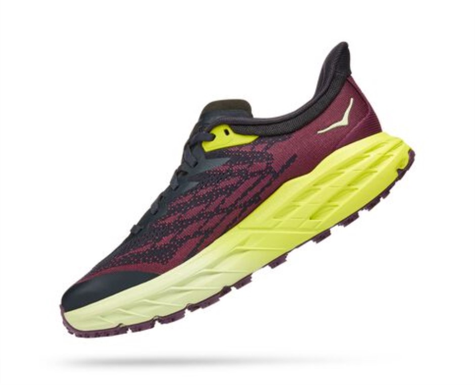 Speedgoat 5 Hoka Blue Graphit Nachtkerze