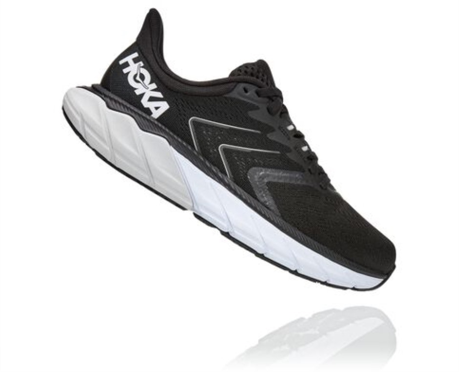 Hoka Führte 5 Schwarz Weiß