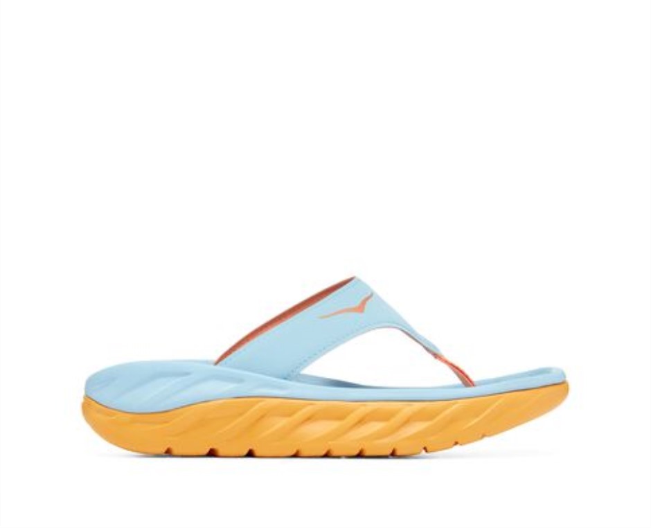 Ora Recovery Flip Hoka Sommerlied Bernsteingelb