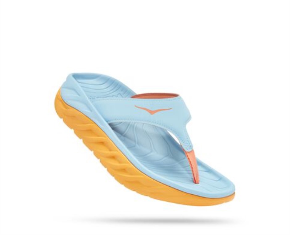 Ora Recovery Flip Hoka Sommerlied Bernsteingelb