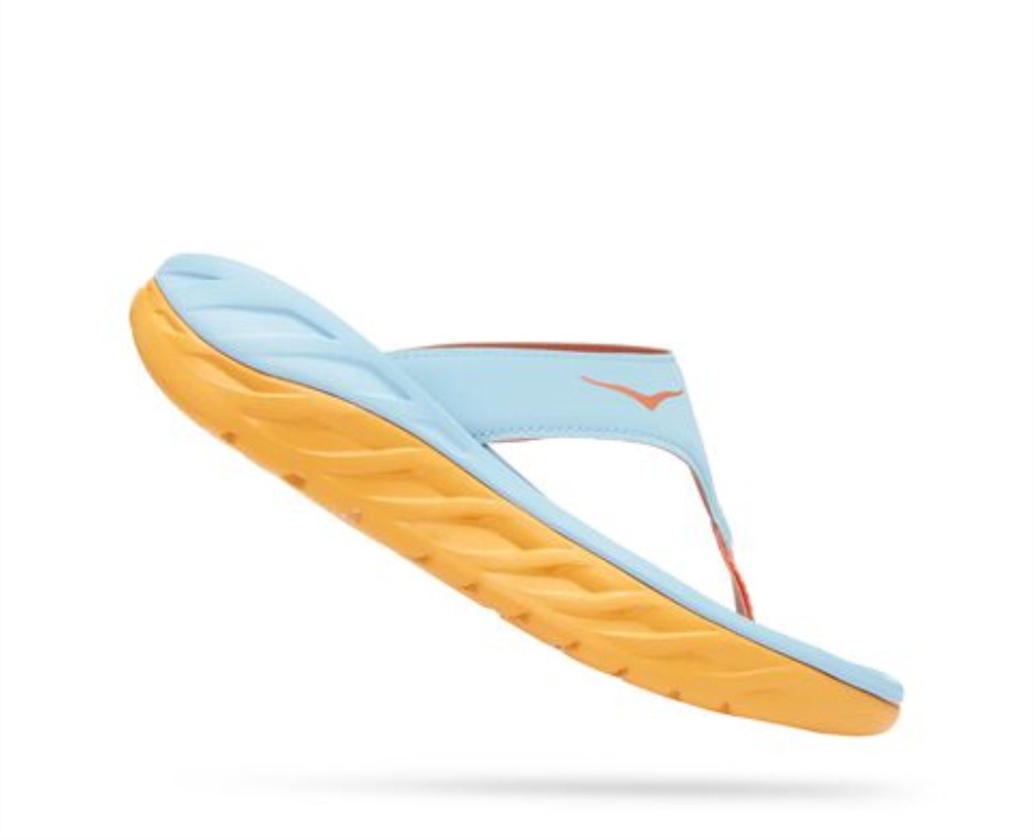 Ora Recovery Flip Hoka Sommerlied Bernsteingelb