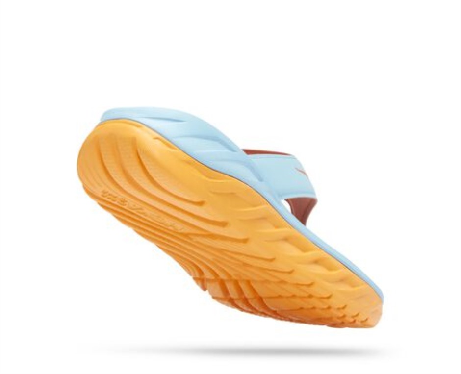 Ora Recovery Flip Hoka Sommerlied Bernsteingelb