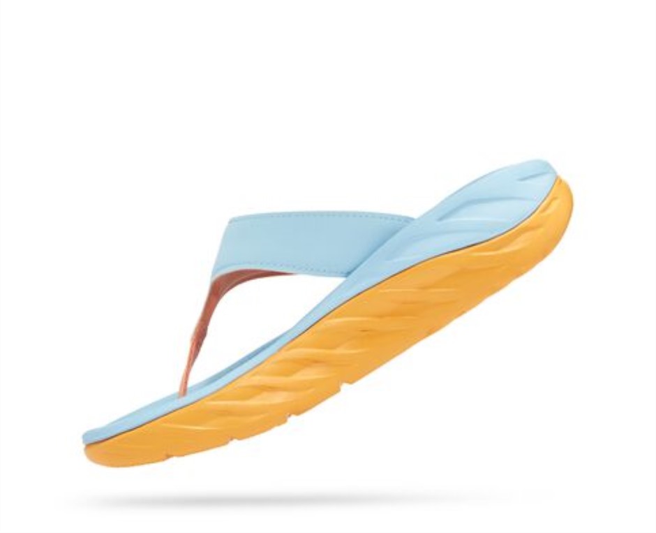 Ora Recovery Flip Hoka Sommerlied Bernsteingelb