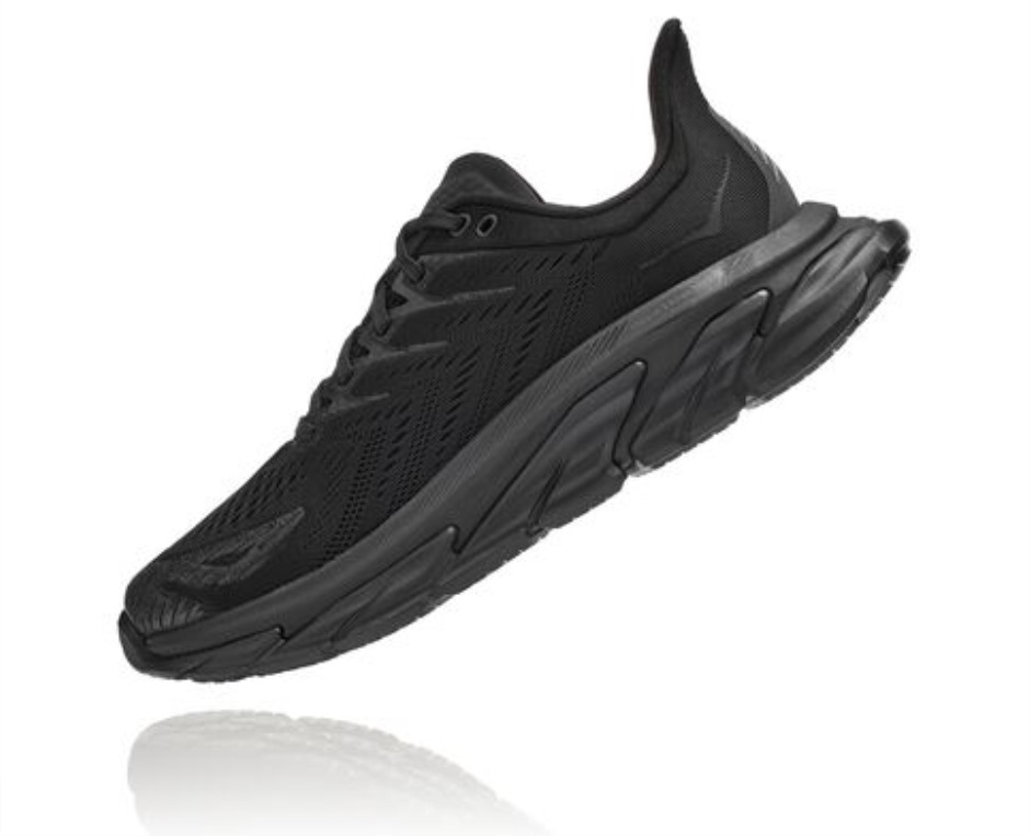 Clifton Edge Hoka Schwarz