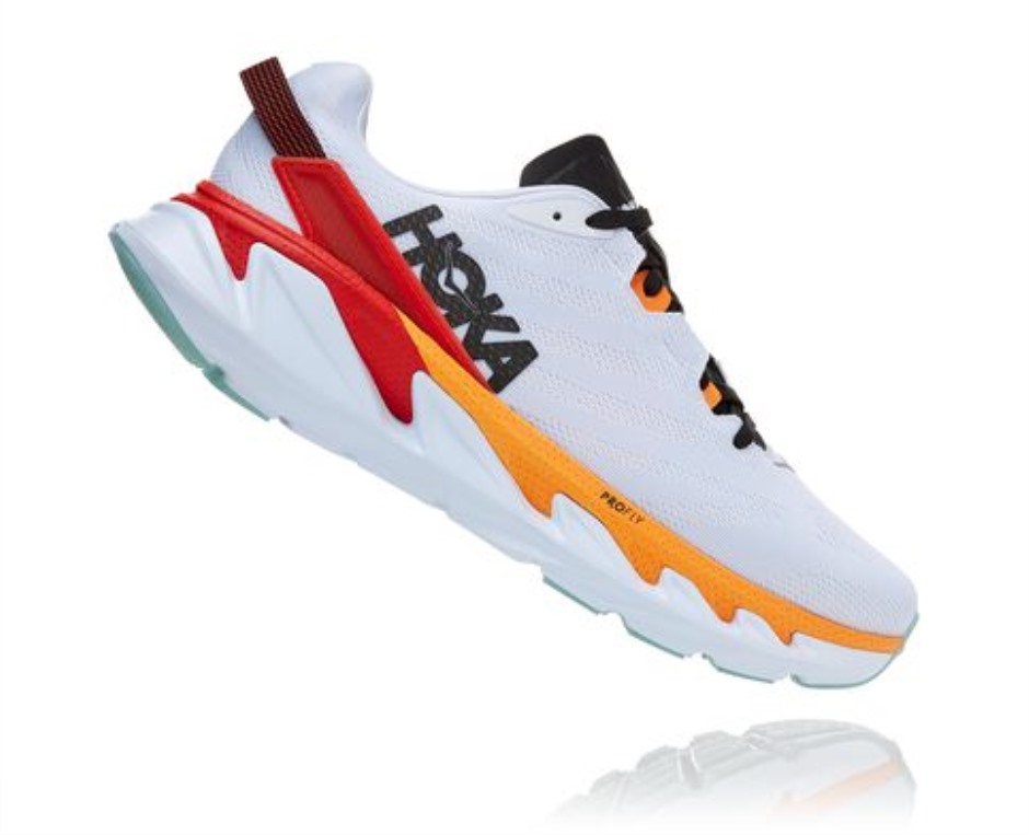 Elevon 2 Hoka Weiß Leuchtend Orange
