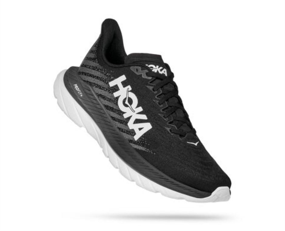 Hoka Mach 5 Black Castlerock