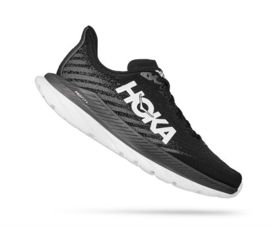 Hoka Mach 5 Black Castlerock