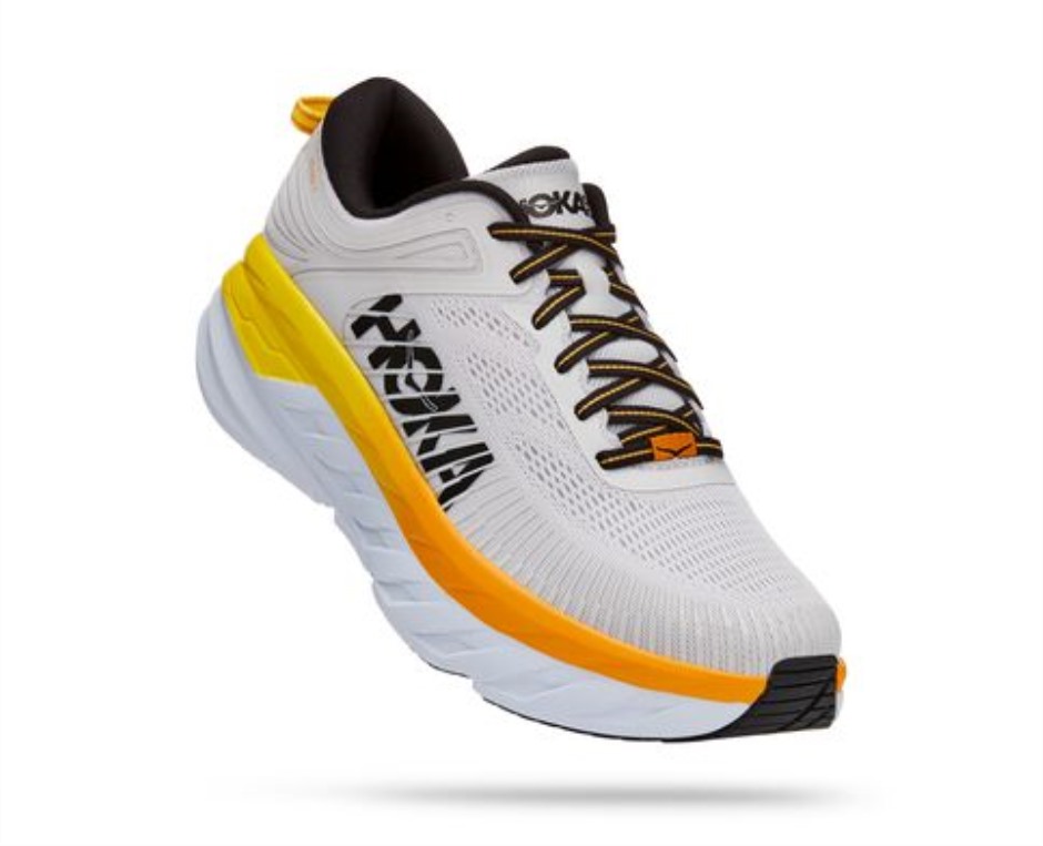 Hoka Bondi 7 Nimbuswolke Strahlend Gelb