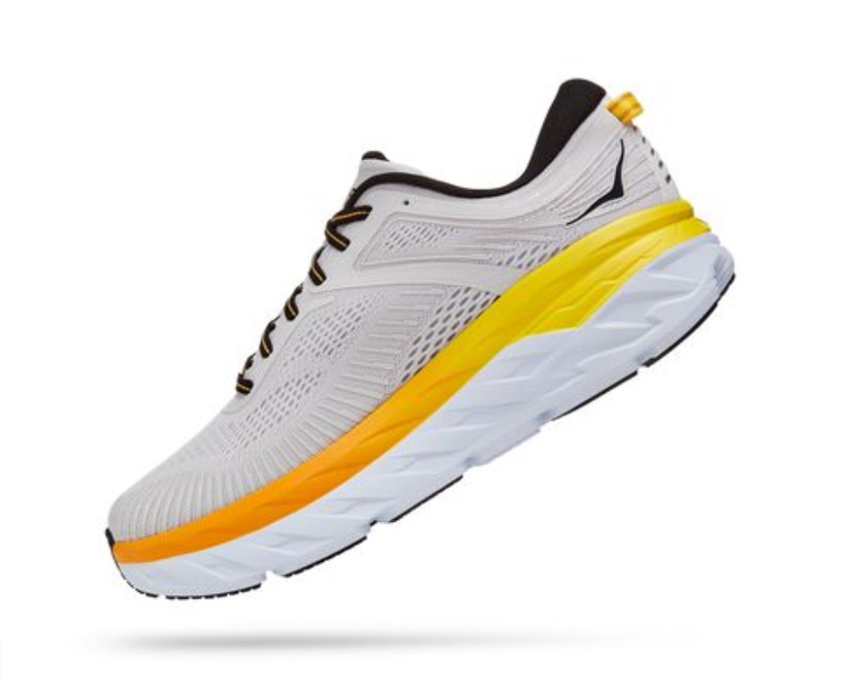 Hoka Bondi 7 Nimbuswolke Strahlend Gelb