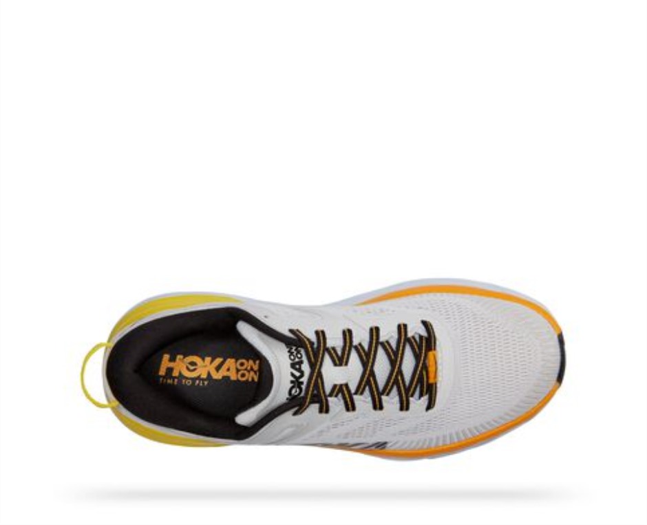 Hoka Bondi 7 Nimbuswolke Strahlend Gelb