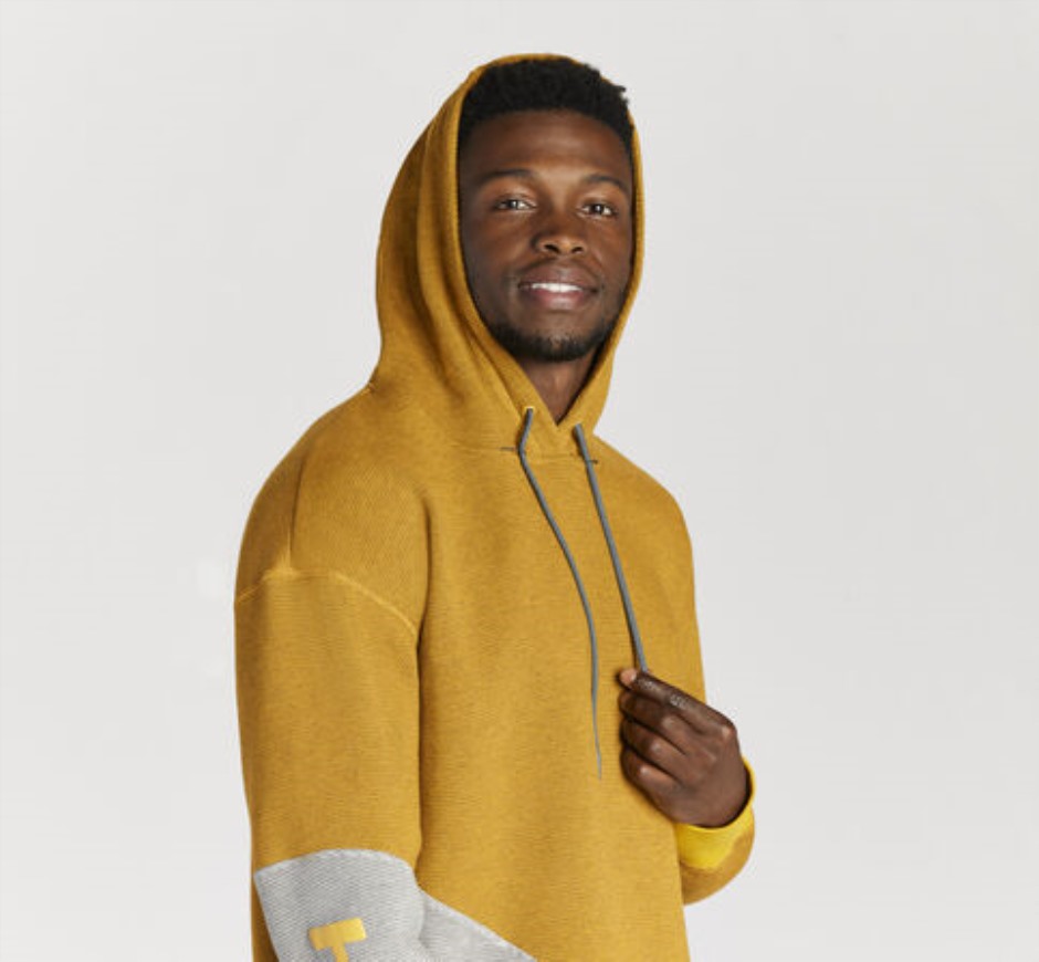 Hoka Allday Hoodie Goldgelb