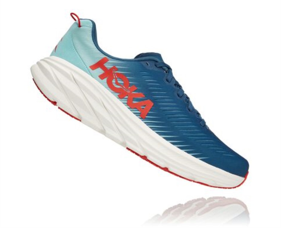Hoka Rincon 3 Echtes Blaugrün Eierschalenblau