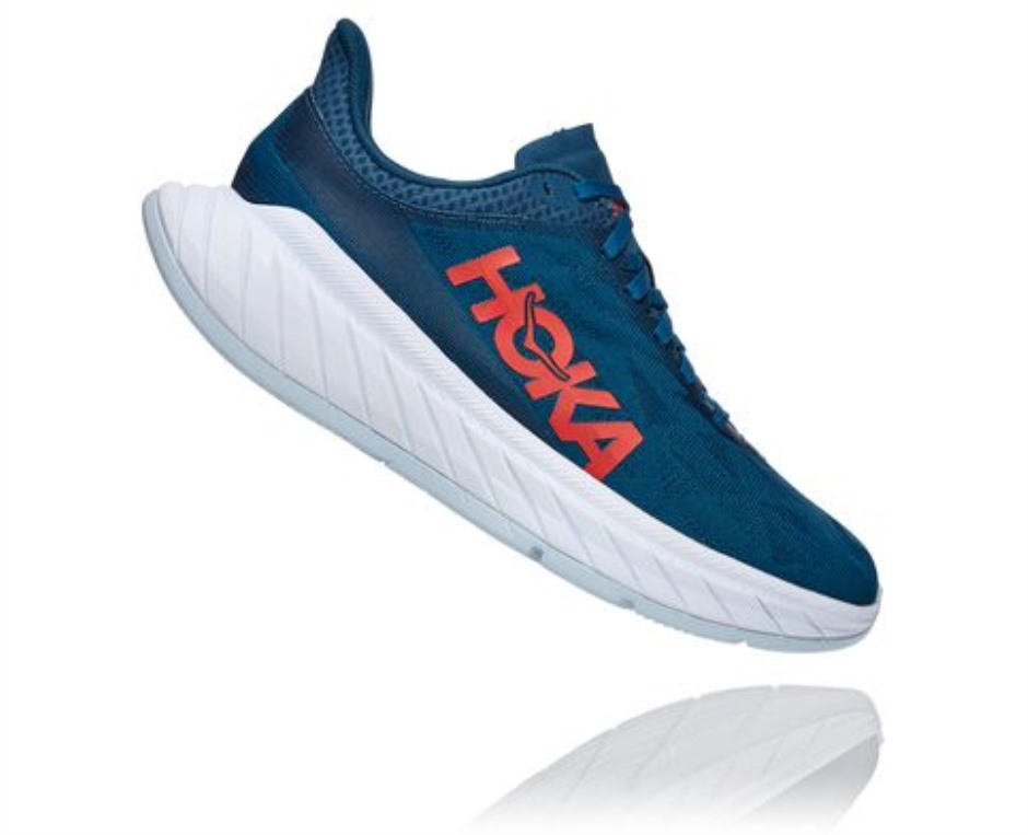 Kohlenstoff X 2 Hoka Marokkanische Blaue Heiße Koralle