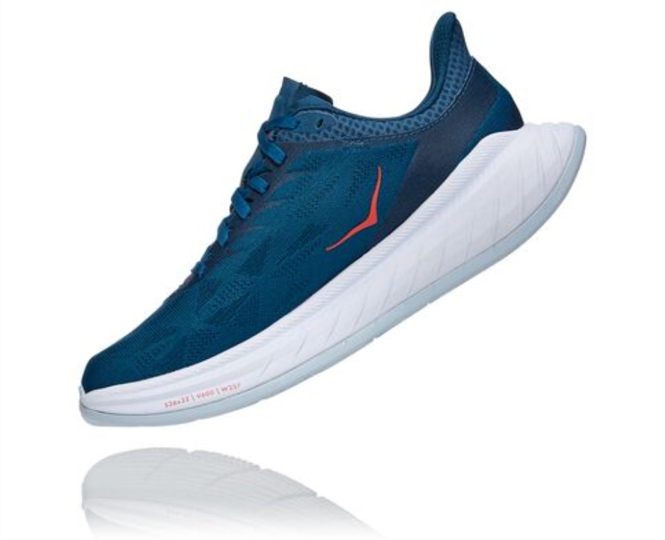 Kohlenstoff X 2 Hoka Marokkanische Blaue Heiße Koralle