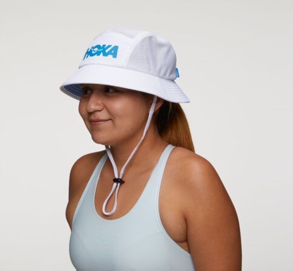Hoka Abenteuerhut Weiß Diva Blau