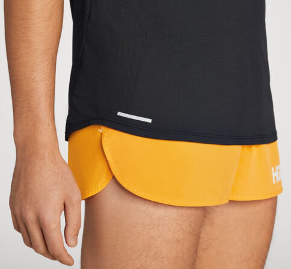 Hoka Glide Singlet Schwarz