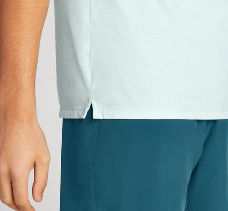 Hoka All-Day Tee Blaues Glas