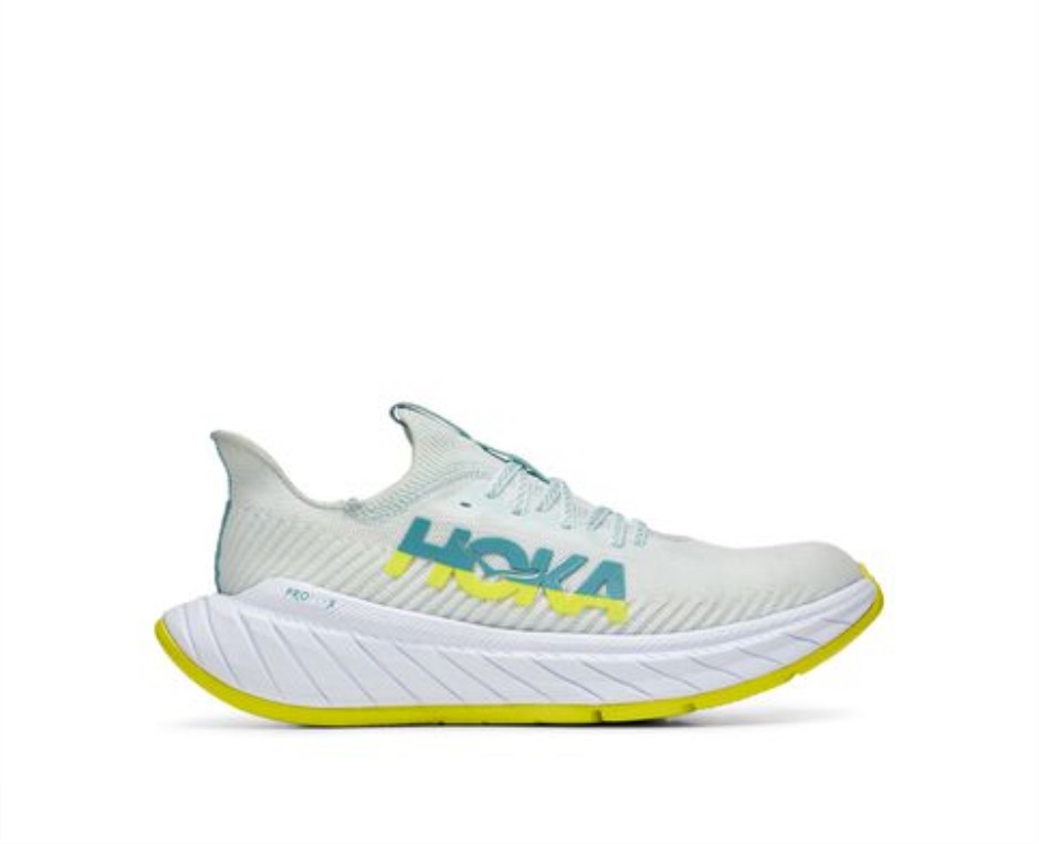 Hoka Carbon X 3 Wogendes Segel Nachtkerze